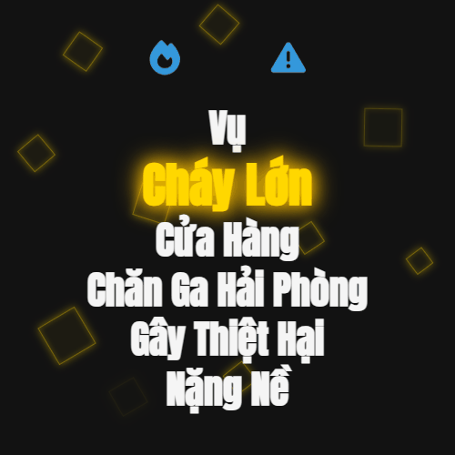 chay lon tai mot cua hang chan