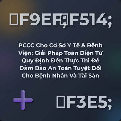 pccc cho co so y te benh vien